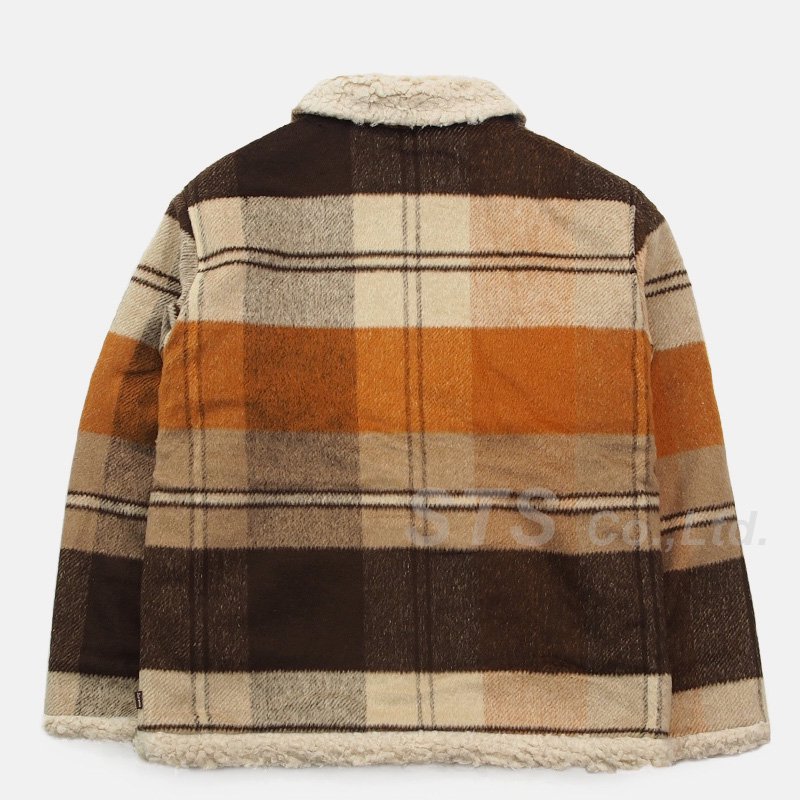 Supreme - Plaid Shearling Bomber - UG.SHAFT