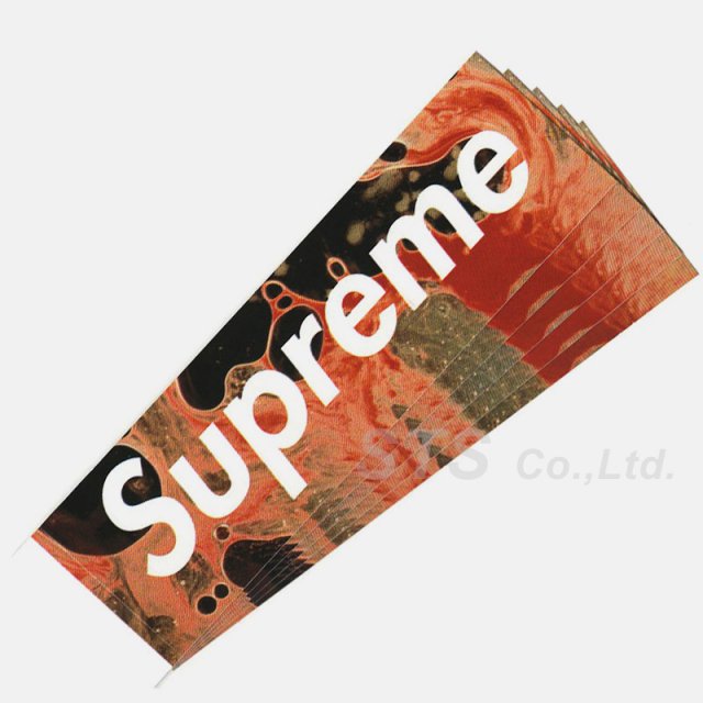 Supreme - Blood and Semen Box Logo Sticker