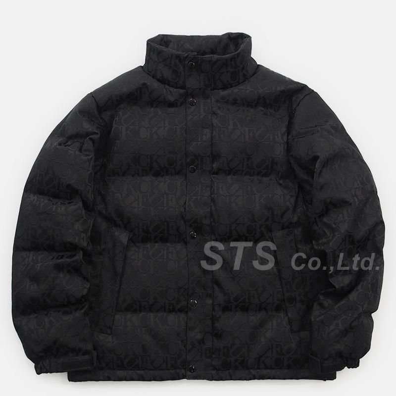 Supreme 17AW Fuck Jacquard Puffy Jacket | www.innoveering.net