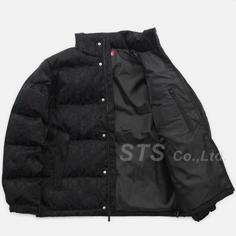 Supreme Fuck Jacquard Puffy Jacket BLACK