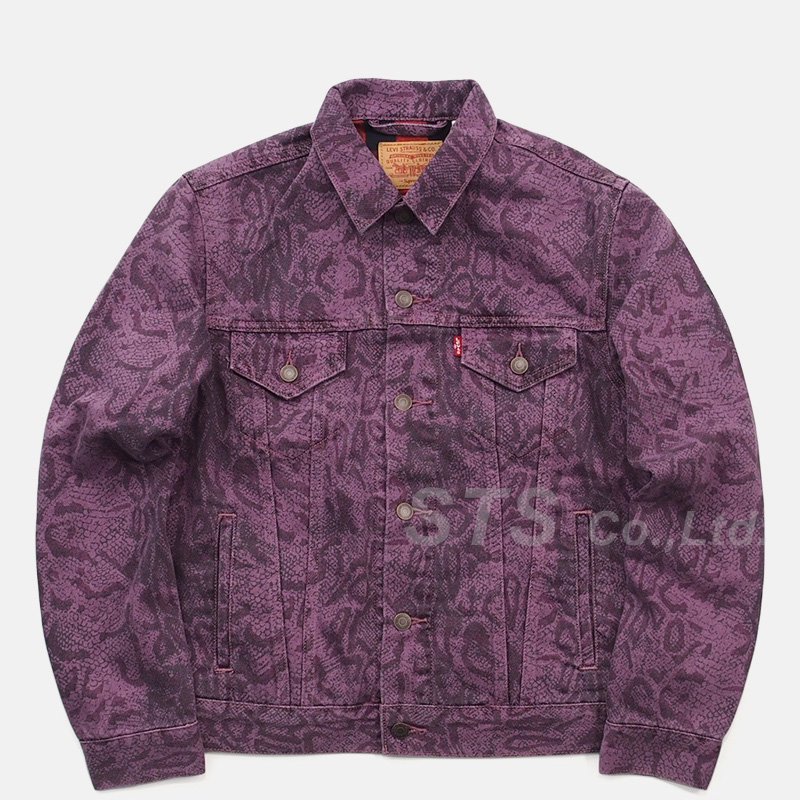 Supreme/Levi's Snakeskin Trucker Jacket - UG.SHAFT