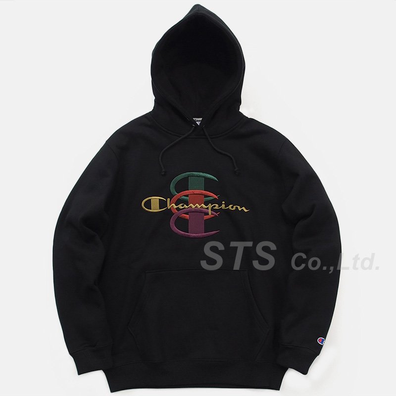 Supreme/Champion Stacked C Hooded Sweatshirt - UG.SHAFT