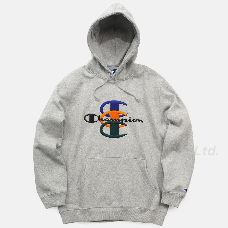 Supreme champion outlet stacked c hoodie