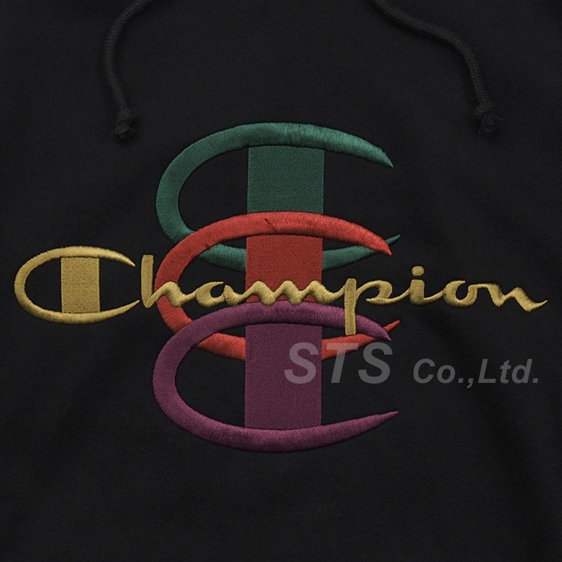 大特価祭 Supreme Champion Stacked C フーディ 刺繍ロゴ - トップス