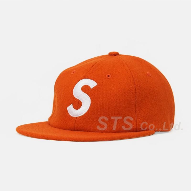 Supreme Wool S Logo 6-Panel Cap Orange | www.fleettracktz.com