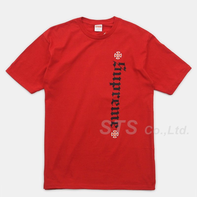 03064●  SUPREME × Independent Tシャツ MTシャツ/カットソー(半袖/袖なし)
