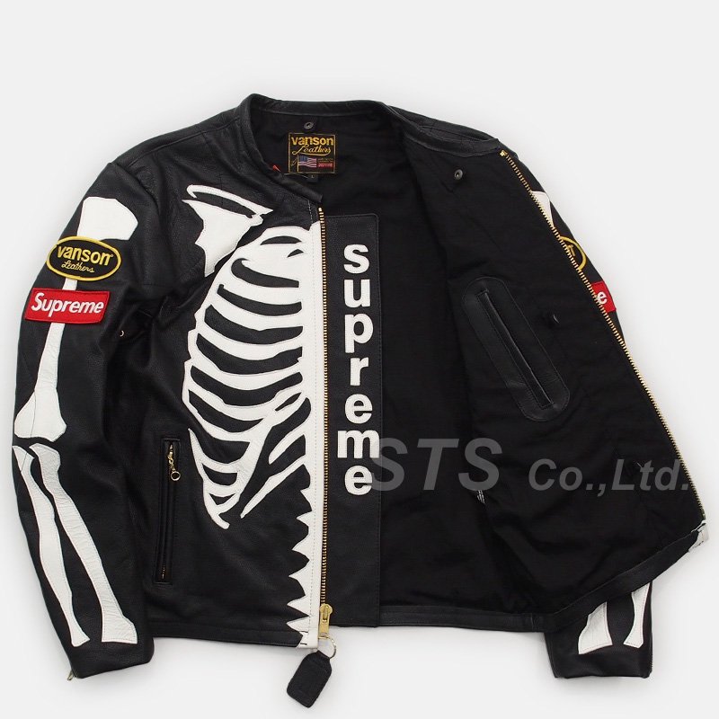 Supreme/Vanson Leather Bones Jacket - UG.SHAFT