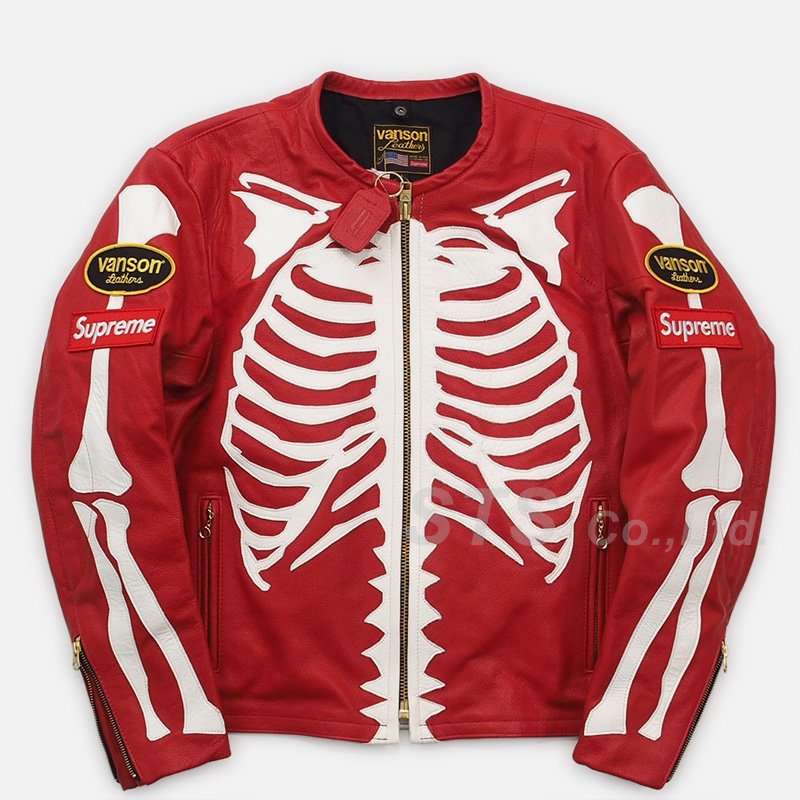 Supreme/Vanson Leather Bones Jacket - UG.SHAFT
