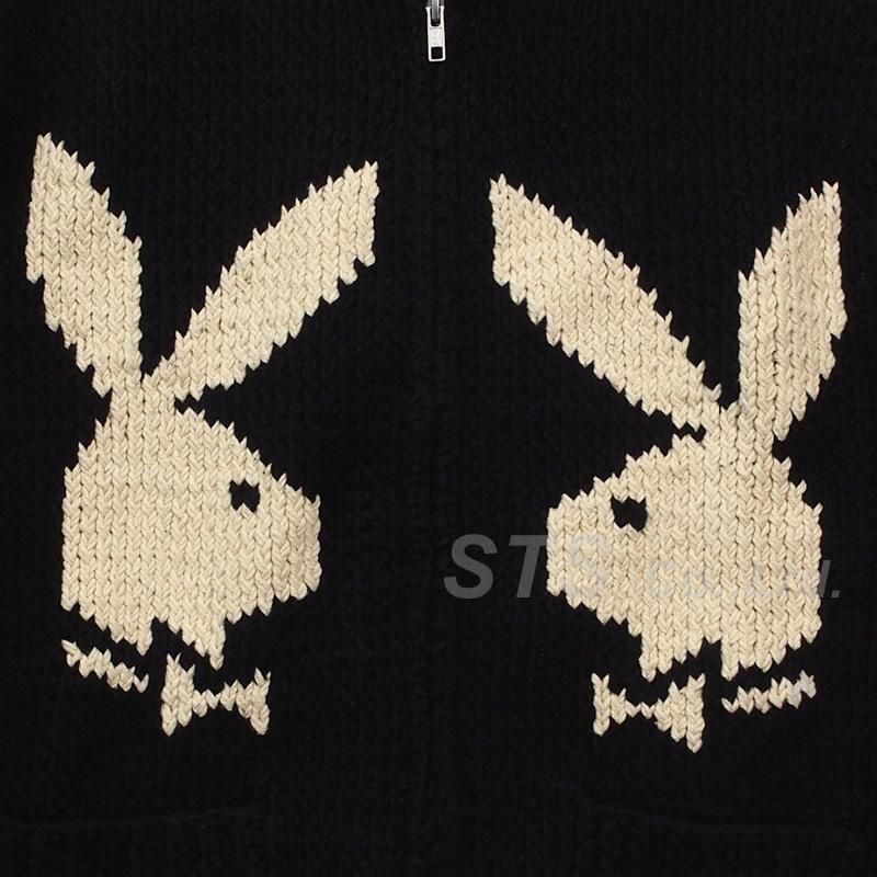 Supreme/Playboy Shawl Collar Full Zip Sweater - UG.SHAFT