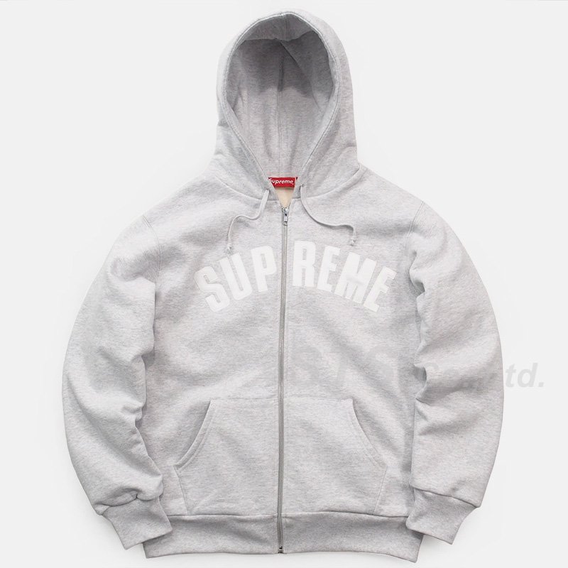 Supreme - Arc Logo Thermal Zip Up Sweatshirt - UG.SHAFT