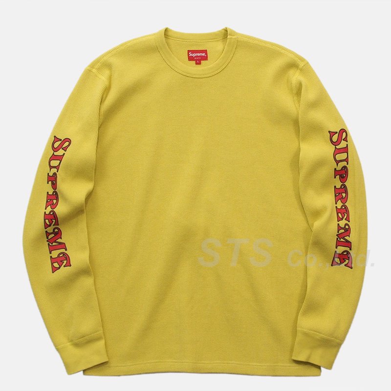 Supreme - Sleeve Logo Waffle Thermal - UG.SHAFT