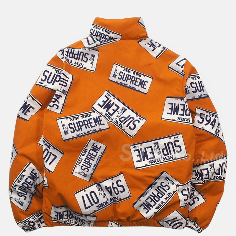 Supreme - License Plate Puffy Jacket - UG.SHAFT