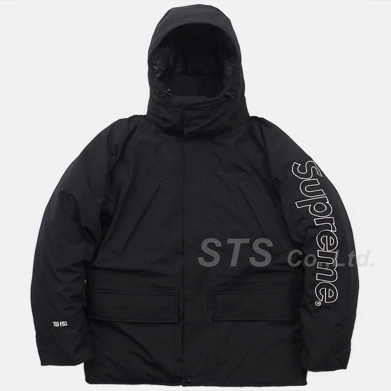 supreme 700-fill down taped seam parka L - ダウンジャケット