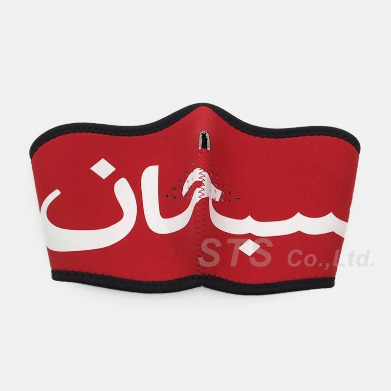 Supreme - Supreme Arabic Logo Neoprene Facemask の+findlamour.com