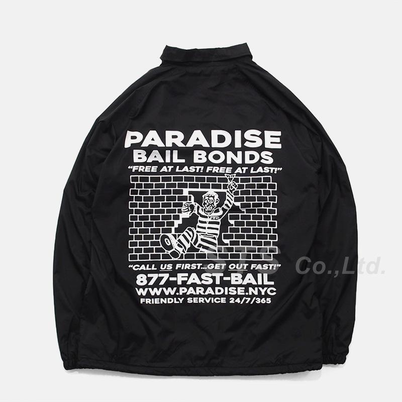 【PARADIS3】パラダイス Bail Bonds Coach Jacket Paradis3 - Bail Bonds Coaches - UG.SHAFT