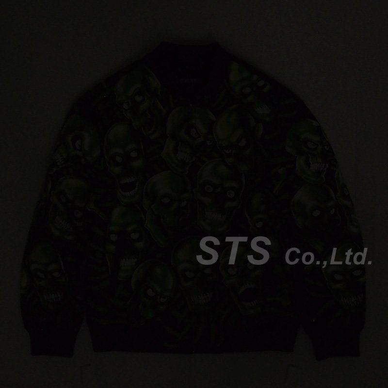 Supreme - Skull Pile Leather Bomber Jacket - UG.SHAFT