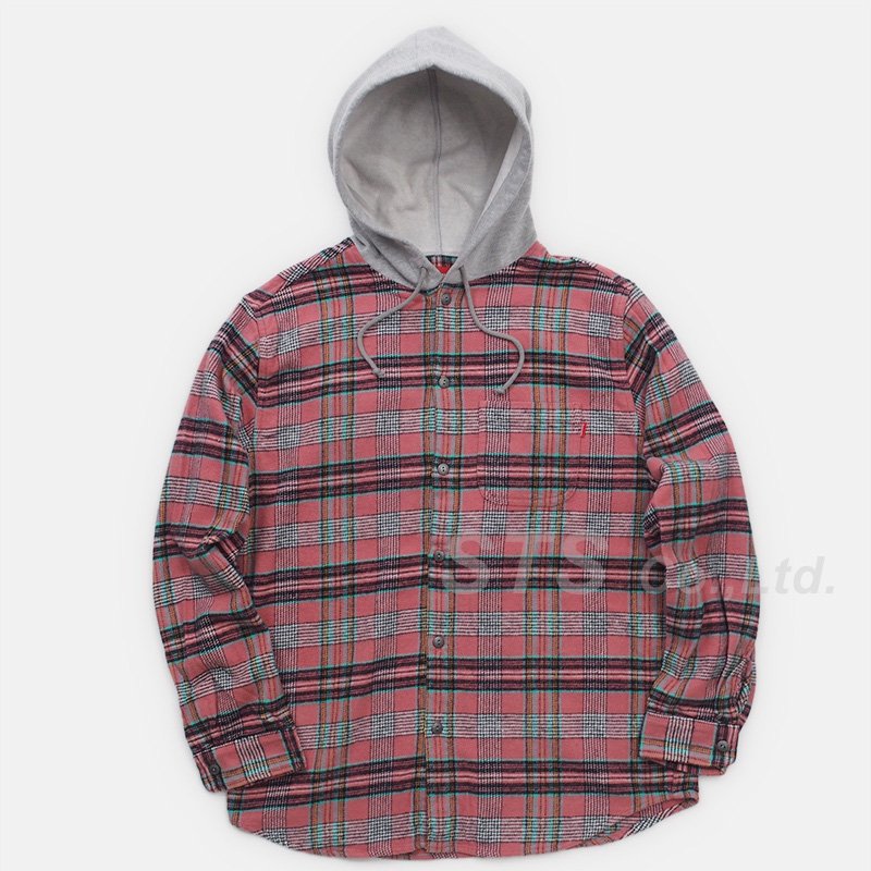 Supreme Shadow Plaid Flannel Zip Shirt+stbp.com.br