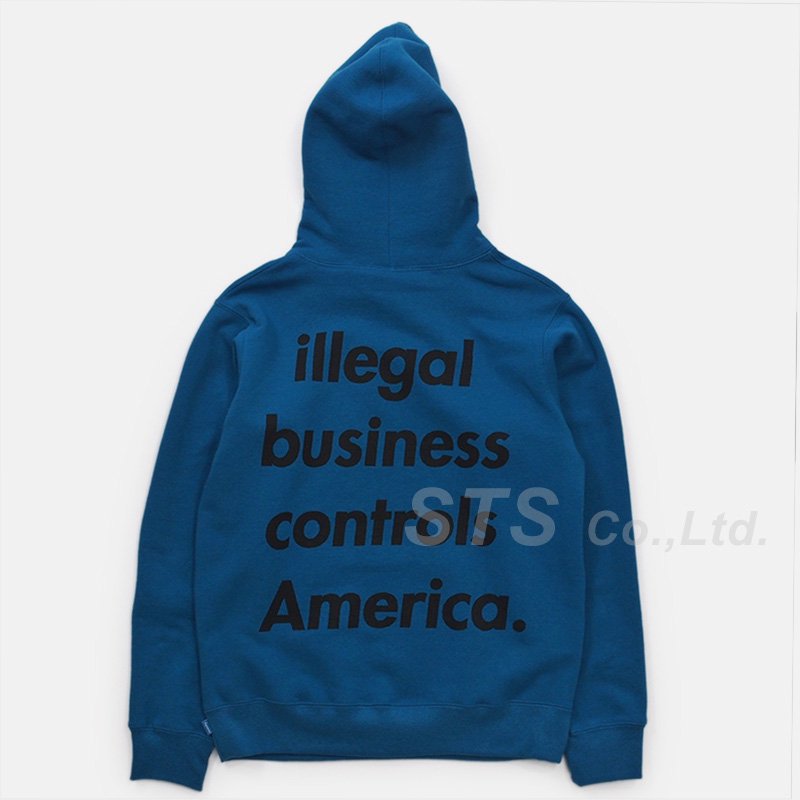 Supreme Illegal Business Hooded Mサイズ