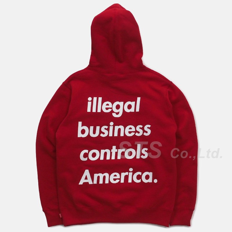 Supreme - Illegal Business Hooded Sweatshirt - UG.SHAFT