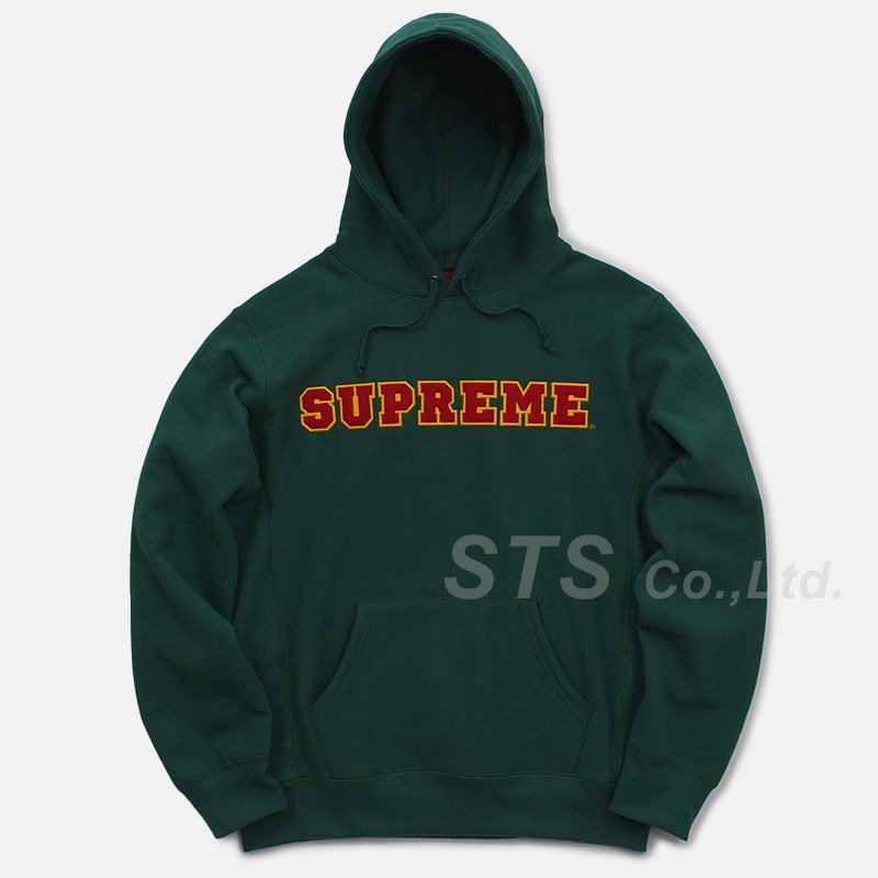 Supreme - Cord Collegiate Logo Hooded Sweatshirt - UG.SHAFT