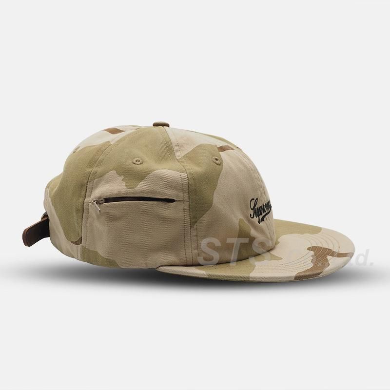 Supreme - Side Pocket Script Logo 6-Panel - UG.SHAFT