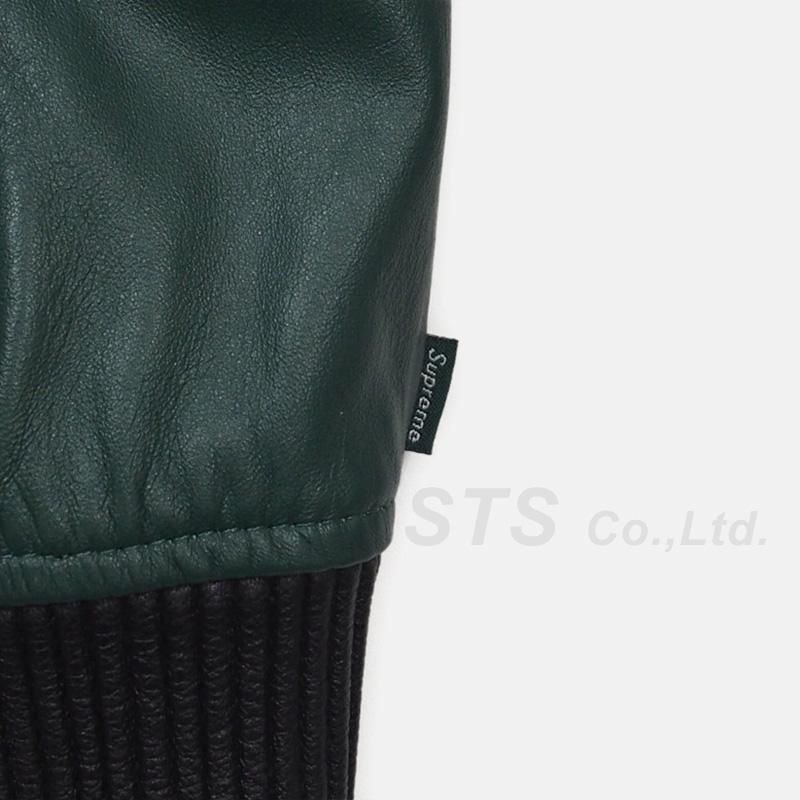 Supreme - Studded Arc Logo Leather Jacket - UG.SHAFT Supreme - Studded Arc Logo Leather Jacket - UG.SHAFT