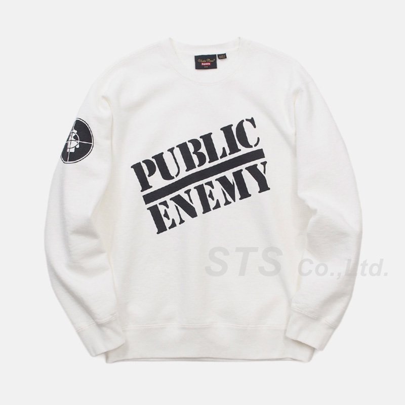 L Supreme Public Enemy Crewneck www.krzysztofbialy.com