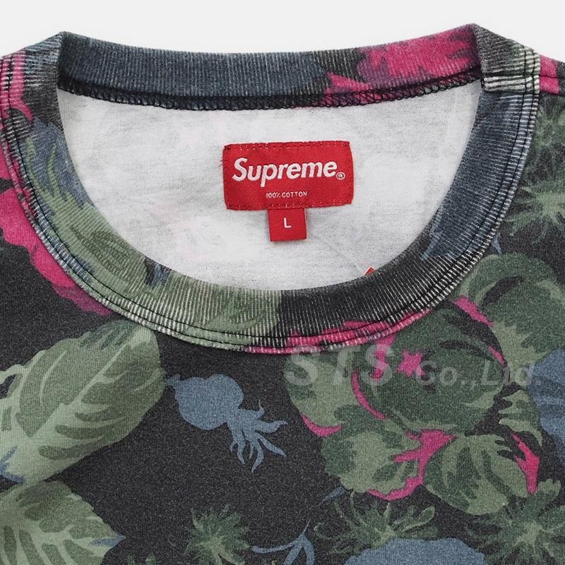 Supreme - 超希少L！ Supreme flowers tee logo Tシャツの+giftsmate.net