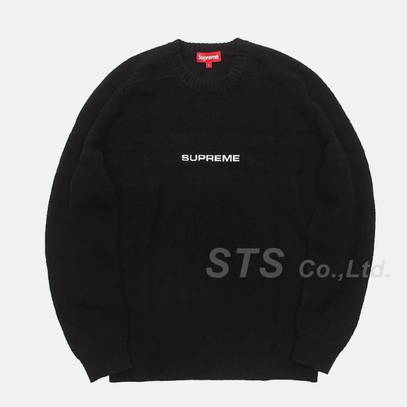 Supreme - Chest Stripe Raglan Sweater - UG.SHAFT