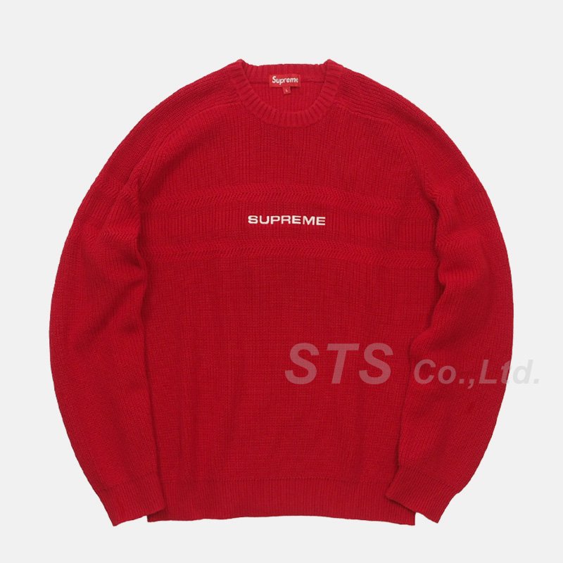 Supreme - Chest Stripe Raglan Sweater - UG.SHAFT