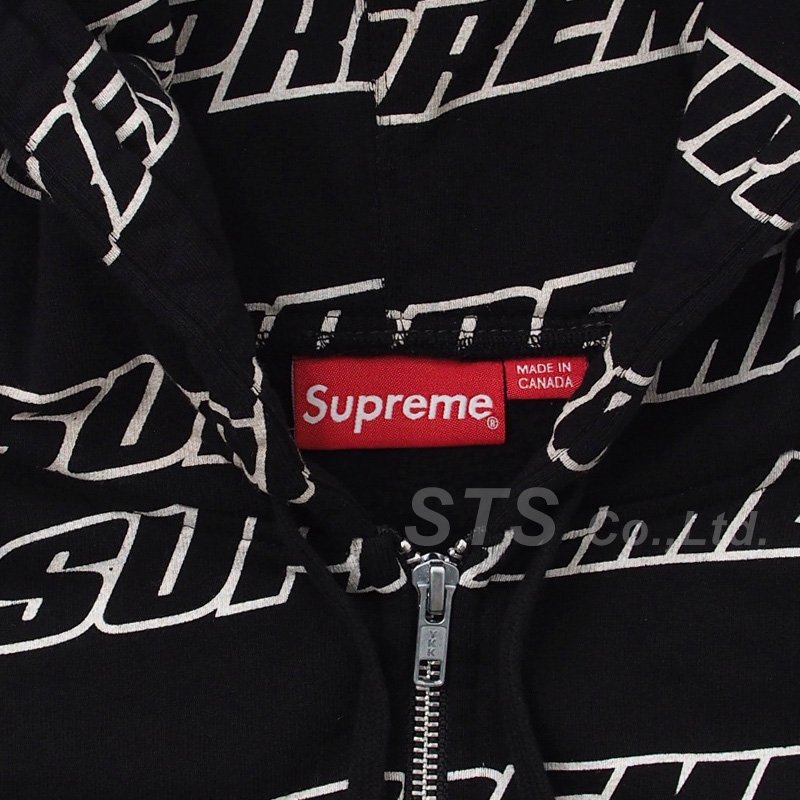 Supreme - Repeat Zip Up Hooded Sweatshirt - UG.SHAFT