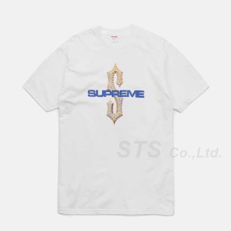 Supreme 18SS Diamonds tee SサイズTシャツ/カットソー(半袖/袖なし)