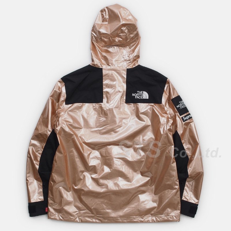 Supreme the north face metallic shops mountain parka silver