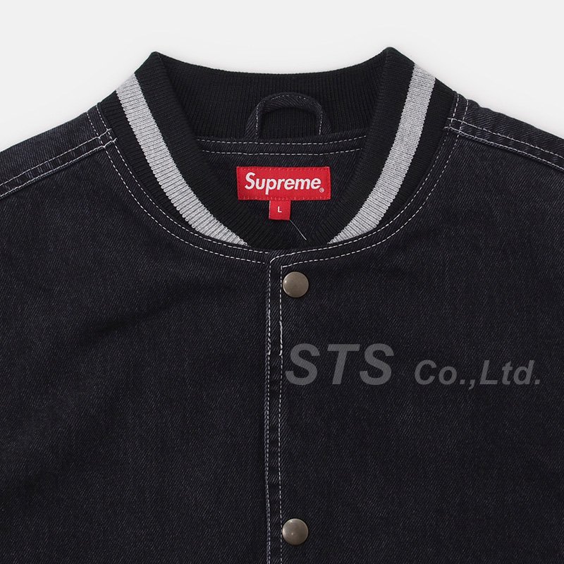 Supreme - Denim Varsity Jacket - UG.SHAFT