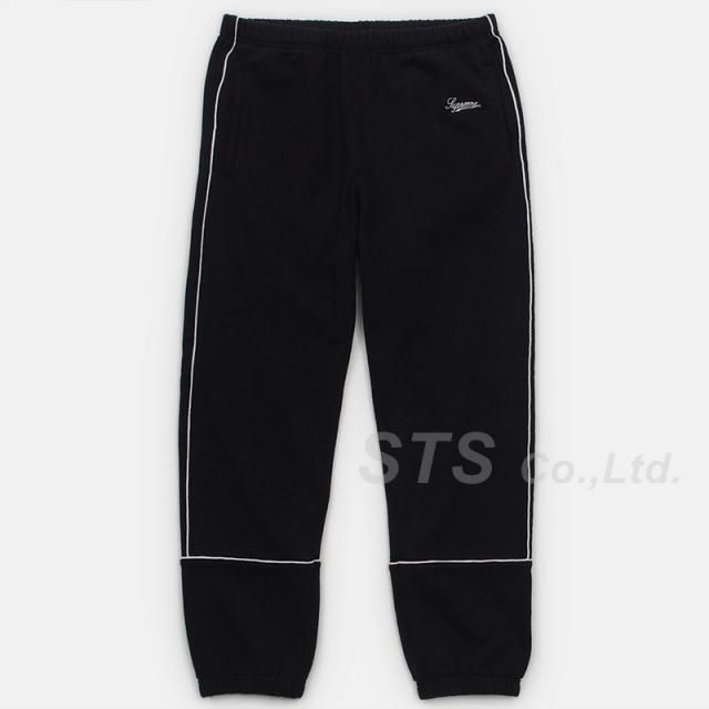 Supreme Tonal Taping Track Pant L 黒