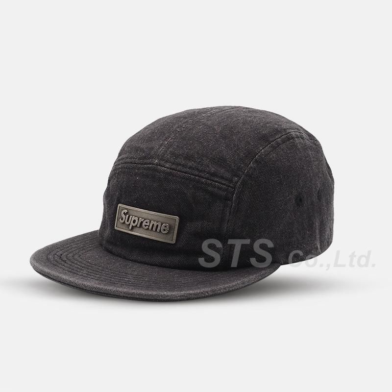 supreme metal plate camp cap