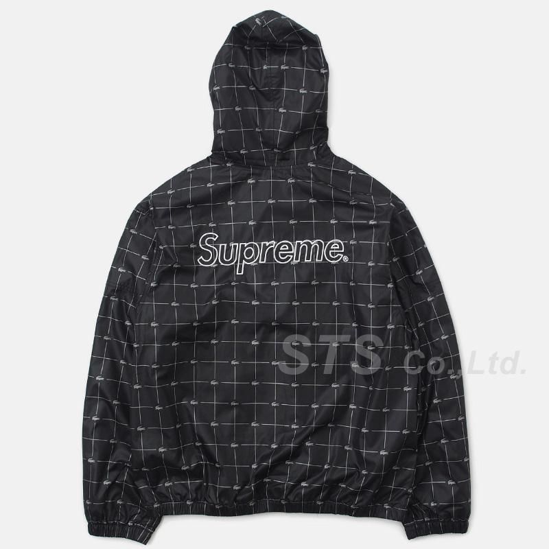 早い物勝ち 新品 未使用 supreme Lacoste  Hooded 黒