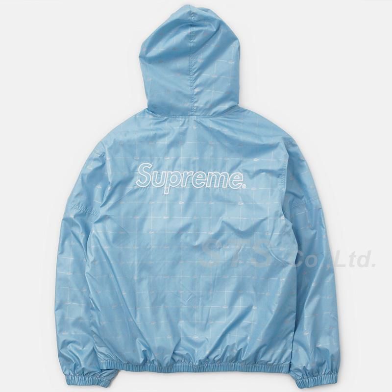 Supreme/LACOSTE Reflective Grid Nylon Anorak - UG.SHAFT