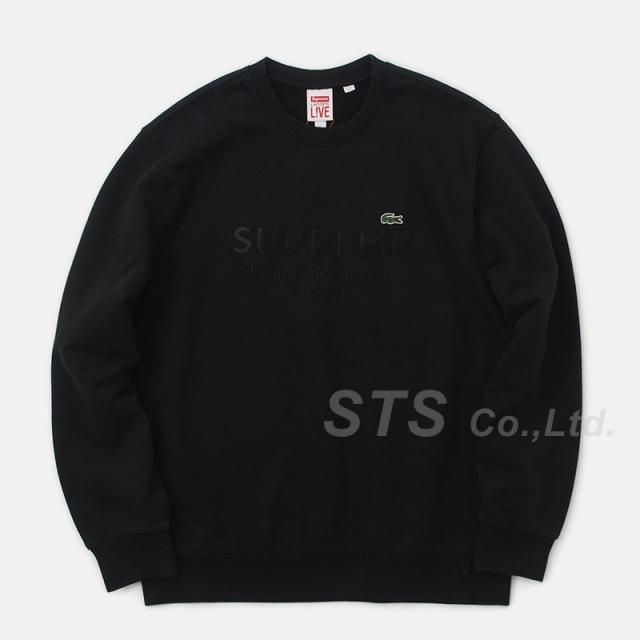 Supreme/LACOSTE Velour Half-Zip Track Top - UG.SHAFT