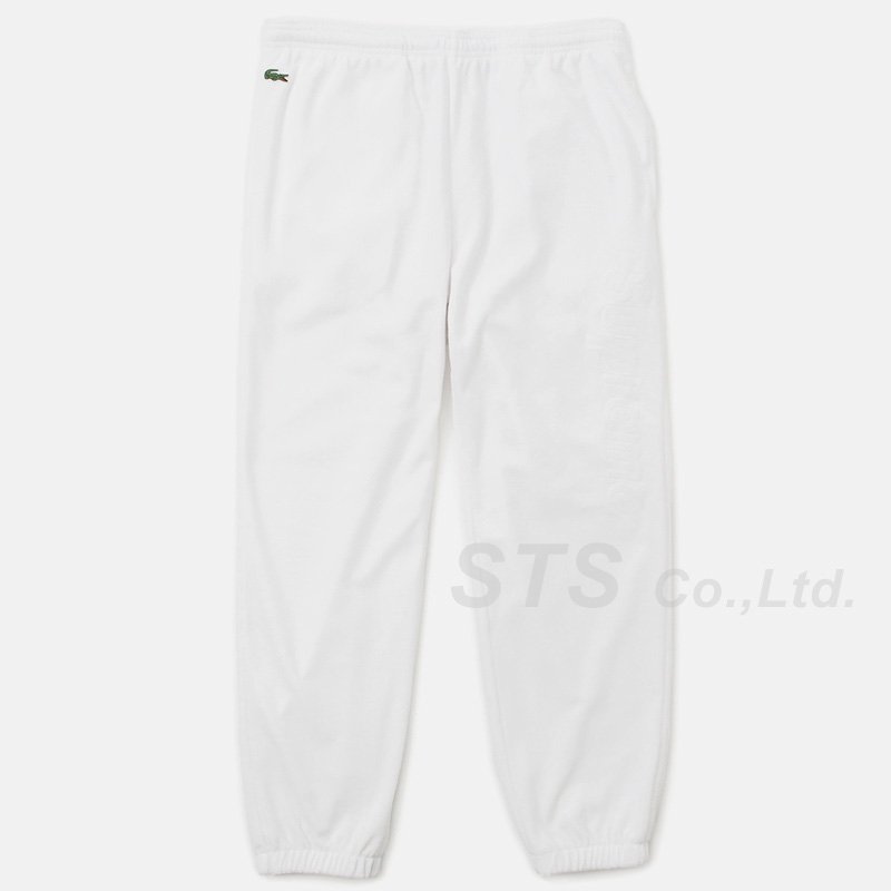 supreme lacoste velour pants