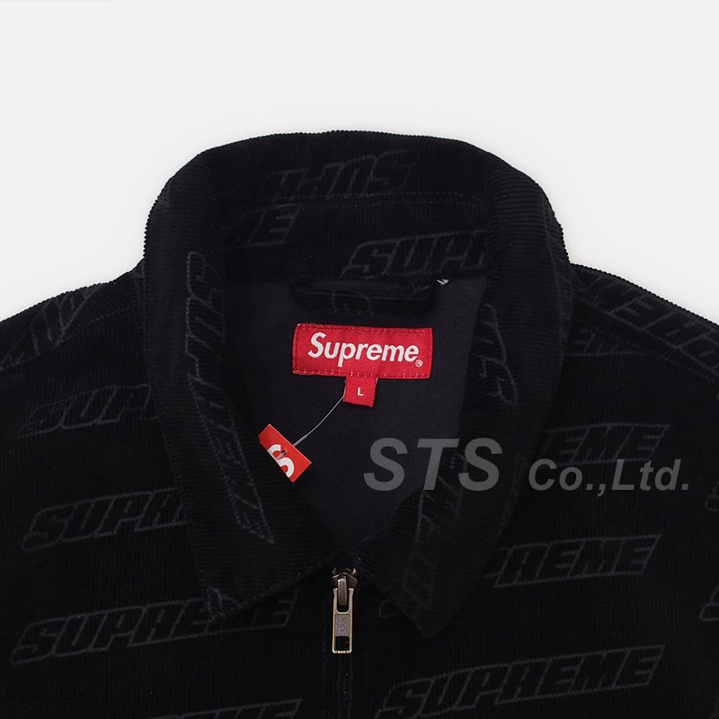 Supreme debossed logo sales corduroy jacket