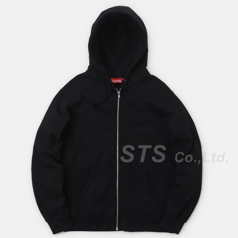 Supreme/Hellraiser Pinhead Zip Up Hooded Sweatshirt with woven