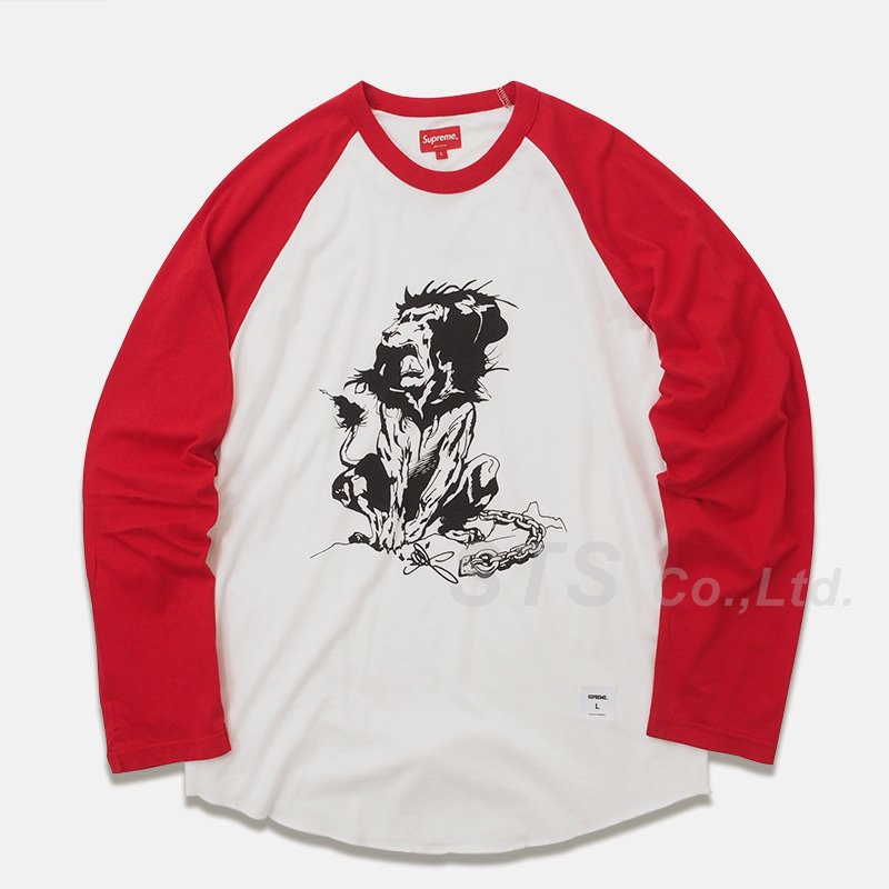 Supreme - Lion Raglan Baseball Top - UG.SHAFT