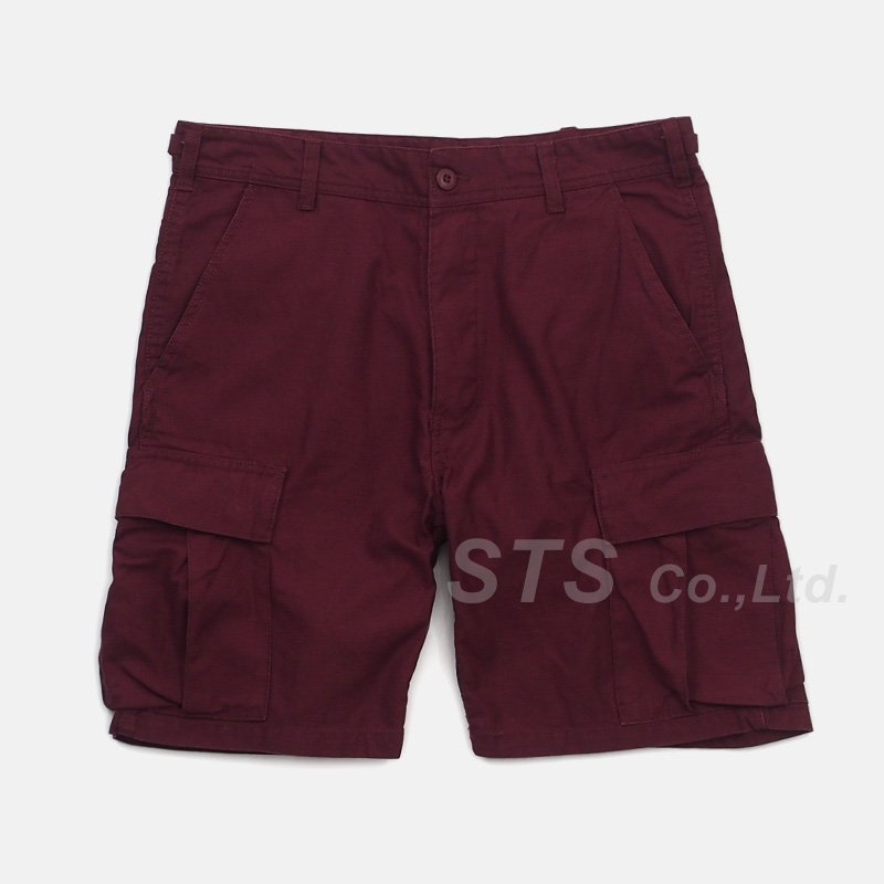 maroon cargo shorts