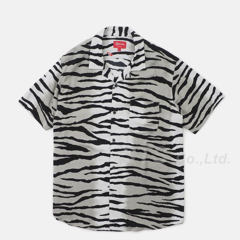 Supreme Tiger Stripe Rayon Shirt 【M】