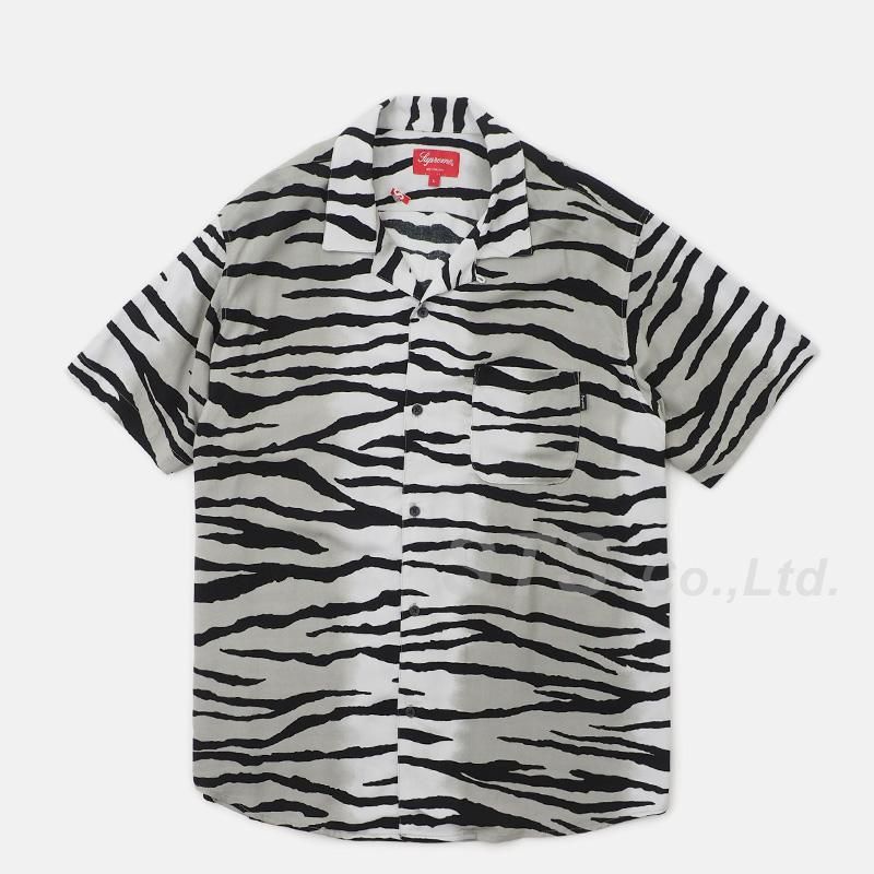 Supreme - Tiger Stripe Rayon Shirt - UG.SHAFT