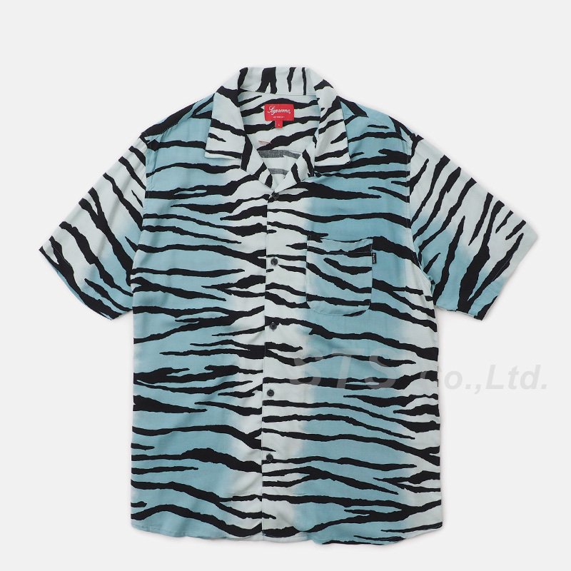 Supreme - Tiger Stripe Rayon Shirt - UG.SHAFT