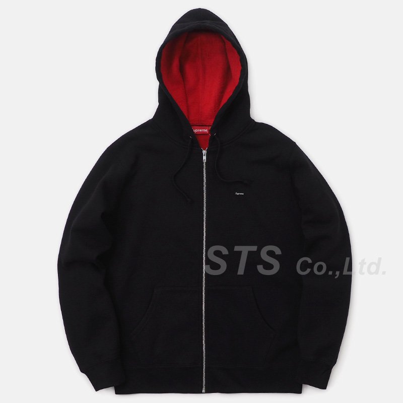 Supreme Contrast Zip Up Hooded 赤 M