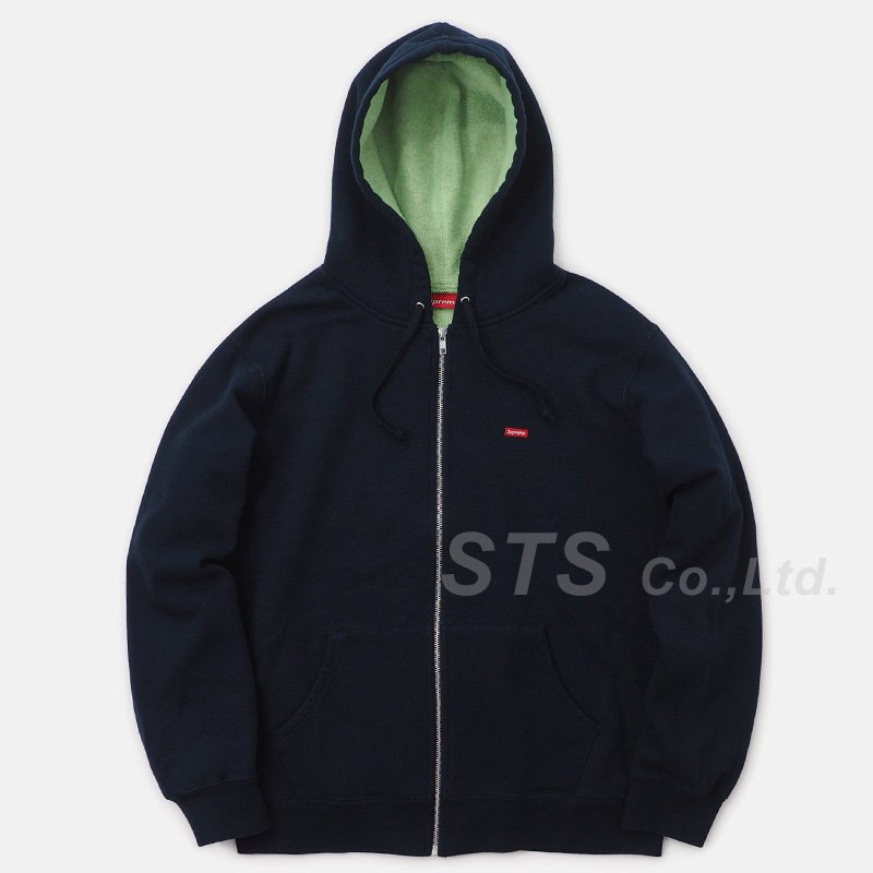 supreme contrast zip up hoodie M