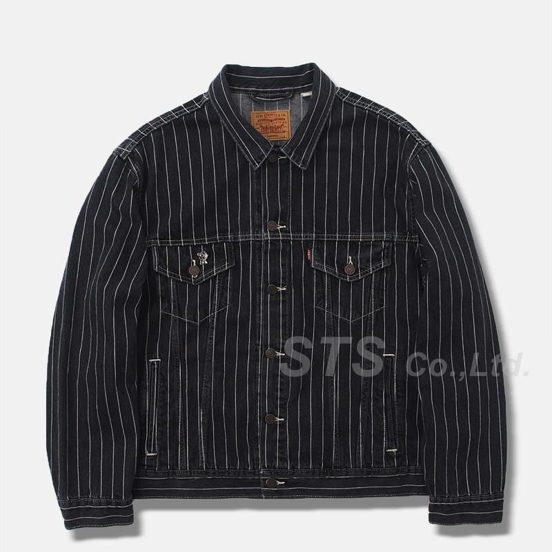 Supreme/Levi's Pinstripe Trucker Jacket 